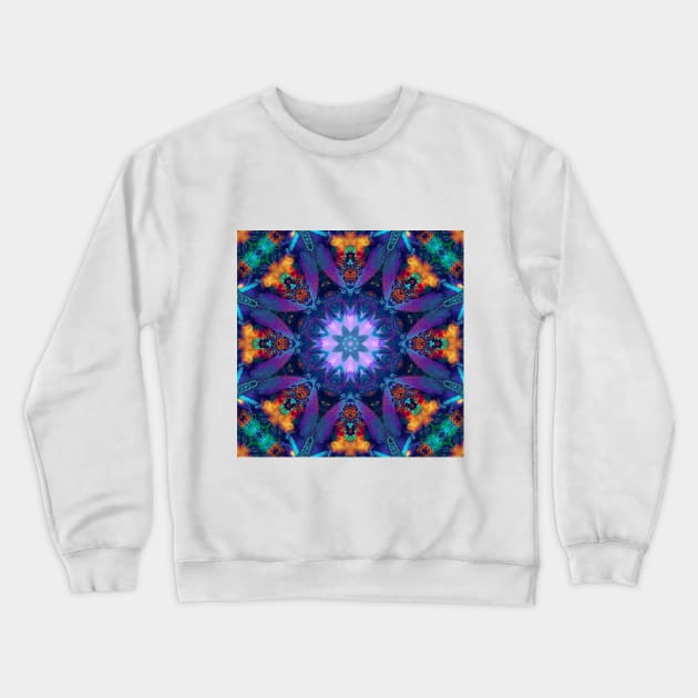 Mandalas Collection - How to color the island of a hummingbird (Xabalabaxas) Crewneck Sweatshirt by mandalaartdigital